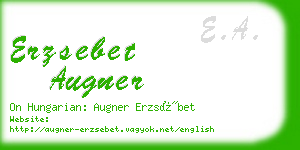 erzsebet augner business card